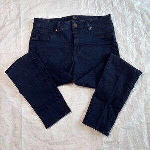 1822 Denim Dark Wash Skinny Jeans Women size 14 Slim